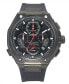 Men's Precisionist X Black EPDM Rubber Strap Watch 44.5mm