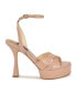 Фото #2 товара Women's Jessie Round Toe Tapered Heel Dress Sandals