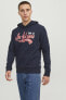 Худи Jack & Jones JJELOGO Standard Fit Marine