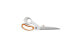 Fiskars 003823 - Adult - Straight cut - Single - Orange,White - Stainless steel - Right-handed