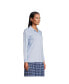 Women's School Uniform Long Sleeve Interlock Polo Shirt