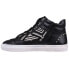 BRONX Zoo Nee High Top Womens Black Sneakers Casual Shoes 44000-961