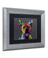 Michael Tompsett 'French Bulldog Grey' Matted Framed Art - 11" x 14"