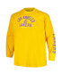 Фото #3 товара Men's Purple, Gold Los Angeles Lakers Big and Tall Short Sleeve and Long Sleeve T-shirt Set