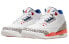 Кроссовки мужские Jordan Air Jordan 3 Knicks ГС бело-сине-оранжевые 35.5 - фото #4