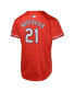 ფოტო #1 პროდუქტის Big Boy's and Girl's Lars Nootbaar Red St. Louis Cardinals 2024 City Connect Limited Player Jersey