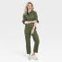 Фото #2 товара Women's Button-Front Coveralls - Universal Thread Green 14