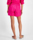 Women's Embroidered Pull-On Shorts, Created for Macy's