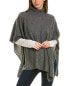 Фото #1 товара Amicale Cashmere Turtleneck Cashmere Pullover Women's Grey