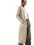 Фото #1 товара Vila longline cardigan in beige