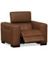 Фото #1 товара Rinan 46" Leather Power Recliner, Created for Macy's