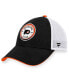 Фото #1 товара Men's Black, White Philadelphia Flyers Iconic Gradient Trucker Snapback Hat