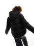 Dickies glacier view premium puffer jacket in black