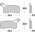 MOTO-MASTER KTM 096521 Sintered Brake Pads