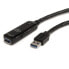 Фото #1 товара StarTech.com 10m USB 3.0 Active Extension Cable - M/F - 10 m - USB A - USB A - USB 3.2 Gen 1 (3.1 Gen 1) - 5000 Mbit/s - Black