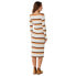 Фото #2 товара Платье женское Rip Curl Sun Club Stripe Sleeveless Midi Dress