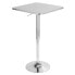 Bistro Adjustable Square Bar Table