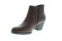 Фото #4 товара Earth Osprey Leather Zip Womens Brown Leather Ankle & Booties Boots 5.5