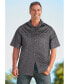 ფოტო #2 პროდუქტის Big & Tall Easy Care Woven Sport Shirt