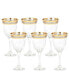 Фото #1 товара Melania Collection Smoke White Wine Glasses, Set of 6