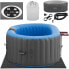 Фото #1 товара Jacuzzi ogrodowe dmuchane 100 dysz masujących 2 osobowe 550 l niebiesko - szare