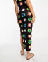 Фото #2 товара ASOS DESIGN crochet patchwork co-ord maxi skirt in multi