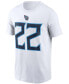 Фото #2 товара Men's Derrick Henry White Tennessee Titans Name and Number T-shirt