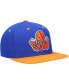 Фото #2 товара Men's Blue and Orange New York Knicks Upside Down Snapback Hat