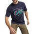 Фото #3 товара Puma Graphics A La Volee Crew Neck Short Sleeve T-Shirt Mens Blue Casual Tops 62