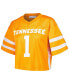 Фото #2 товара Women's Tennessee Orange Tennessee Volunteers Fashion Boxy Cropped Football Jersey