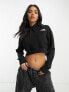 Фото #1 товара The North Face Trend cropped fleece hoodie in black