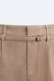 100% linen bermuda shorts