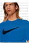 Фото #3 товара Chest Swoosh T-shirt Blue Erkek Tişört