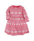 Фото #3 товара Toddler Girls Cotton Dresses, Pink Moose Bear