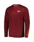 Men's Maroon Virginia Tech Hokies Terminal Shot Omni-Shade Long Sleeve T-shirt