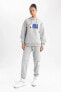 NBA Wordmark Oversize Fit Kapüşonlu Sweatshirt