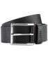ფოტო #1 პროდუქტის Men's Giaspo Pebbled Leather Belt