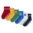 CONVERSE KIDS NC0305 short socks 6 pairs Красный, EU 20-24 - фото #2