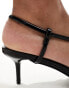 SEQWL kitten heel sandals in black