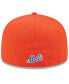 Фото #4 товара Men's Royal/Orange New York Mets Gameday Sideswipe 59fifty Fitted Hat