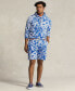 ფოტო #4 პროდუქტის Men's 8.5-Inch Tropical Floral Spa Terry Shorts