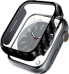 Фото #1 товара Crong Crong Hybrid Watch Case - Etui ze szkłem Apple Watch 45mm (Carbon)