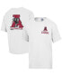 Фото #1 товара Men's White Distressed Alabama Crimson Tide Vintage-Like Logo T-shirt