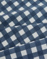 Resin-coated gingham check tablecloth Синий, 150 x 150 cm - фото #5