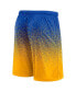 Фото #4 товара Men's Royal, Gold Los Angeles Rams Ombre Shorts