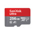 Фото #2 товара SanDisk Ultra microSD - 256 GB - MicroSDXC - Class 10 - UHS-I - Grey - Red