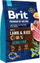 Фото #1 товара Сухой корм для собак Brit Premium Натурал Ягненок 3 кг