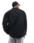 Fred Perry ripstop utility overshirt in black