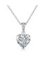 Фото #1 товара Mothers Day Specials: Sterling Silver Cubic Zirconia Heart shape Necklace