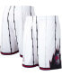 Men's White Toronto Raptors Hardwood Classics Swingman Shorts Белый, XL - фото #1